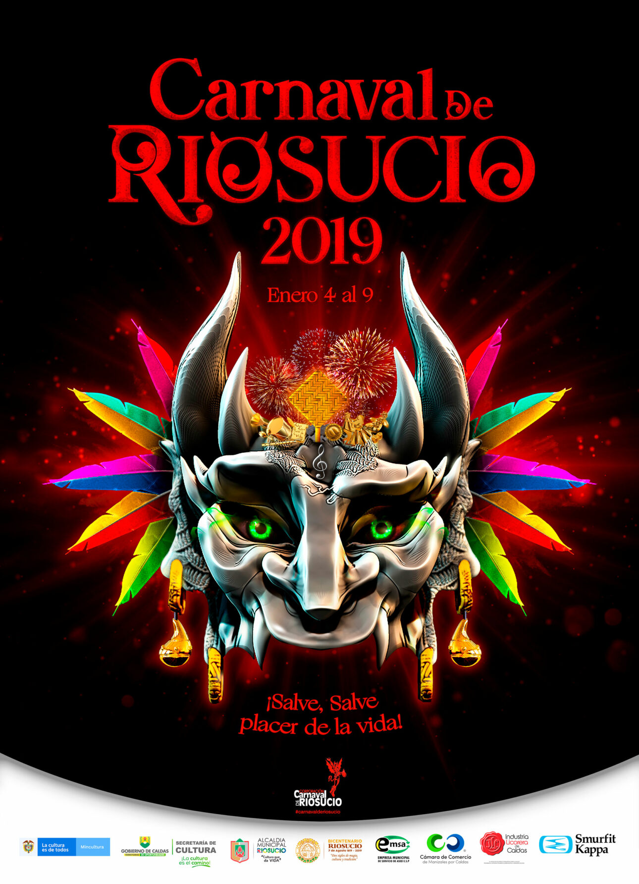 Poster Carnaval de Riosucio 2019